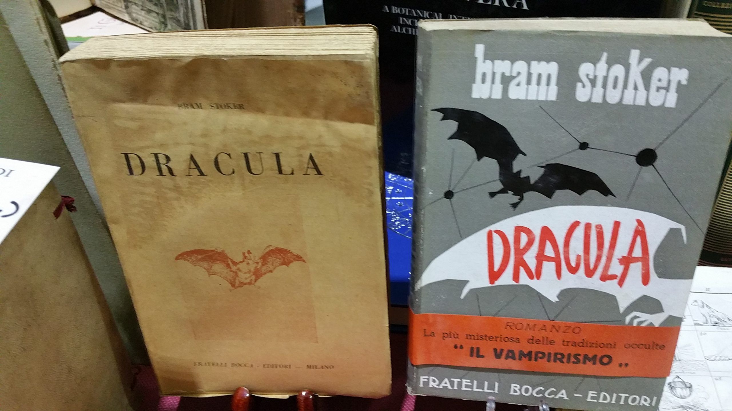 Al Salone due rare edizioni italiane di “Dracula” di Bram Stoker