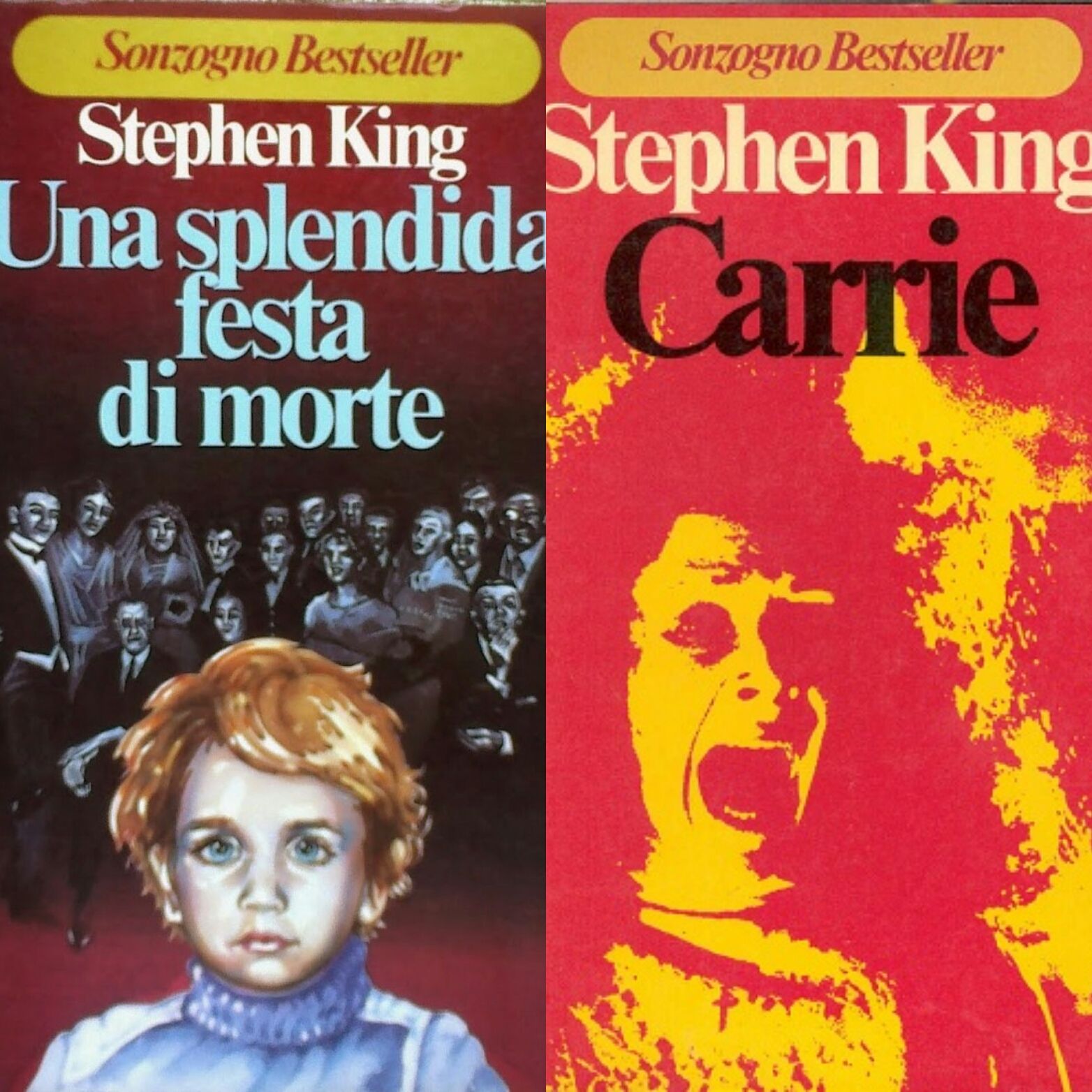 Un paio di prime edizioni Sonzogno di Stephen King da sempre ricercate!