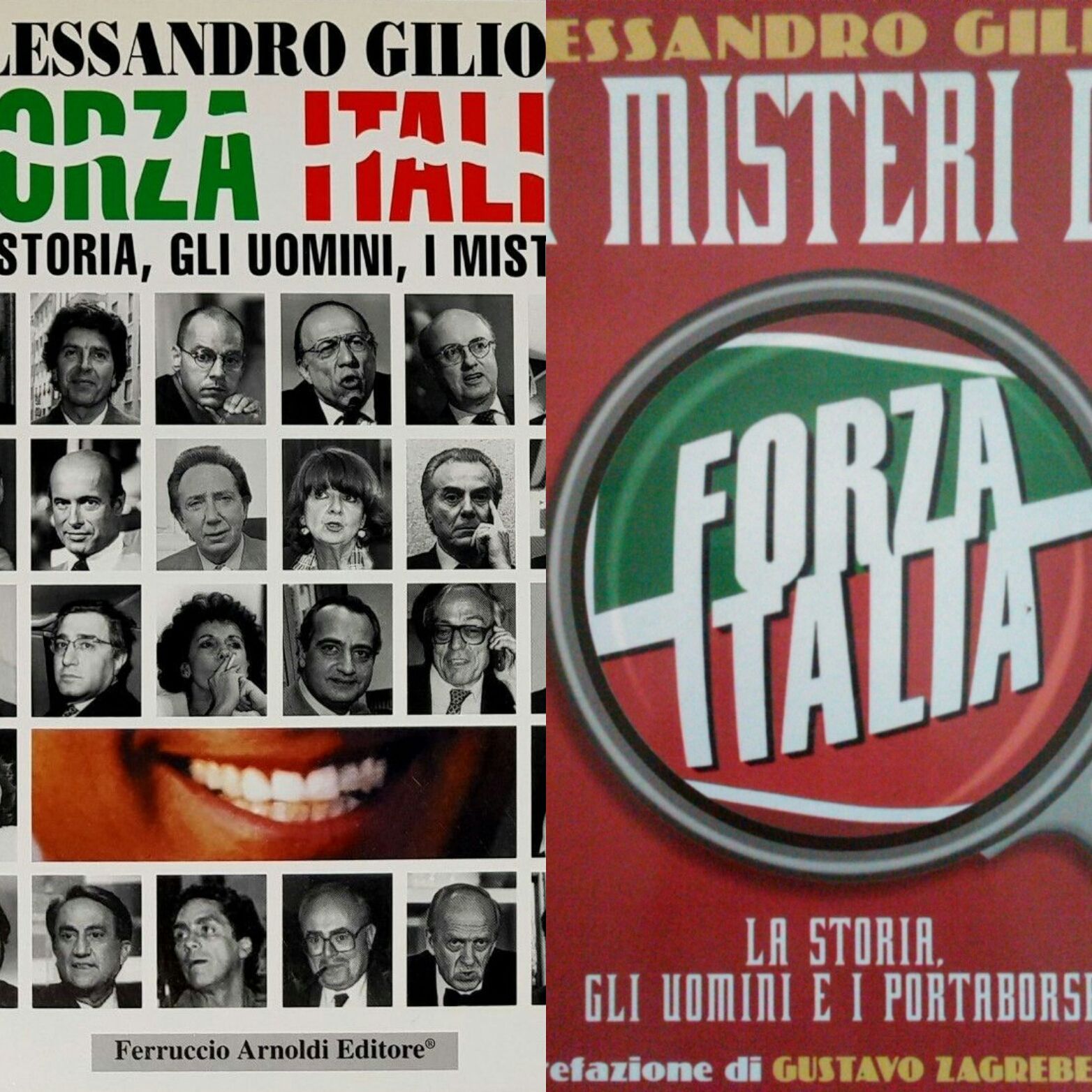 “Forza Italia” di Alessandro Gilioli: stesso libro ma con 2 copertine diverse!