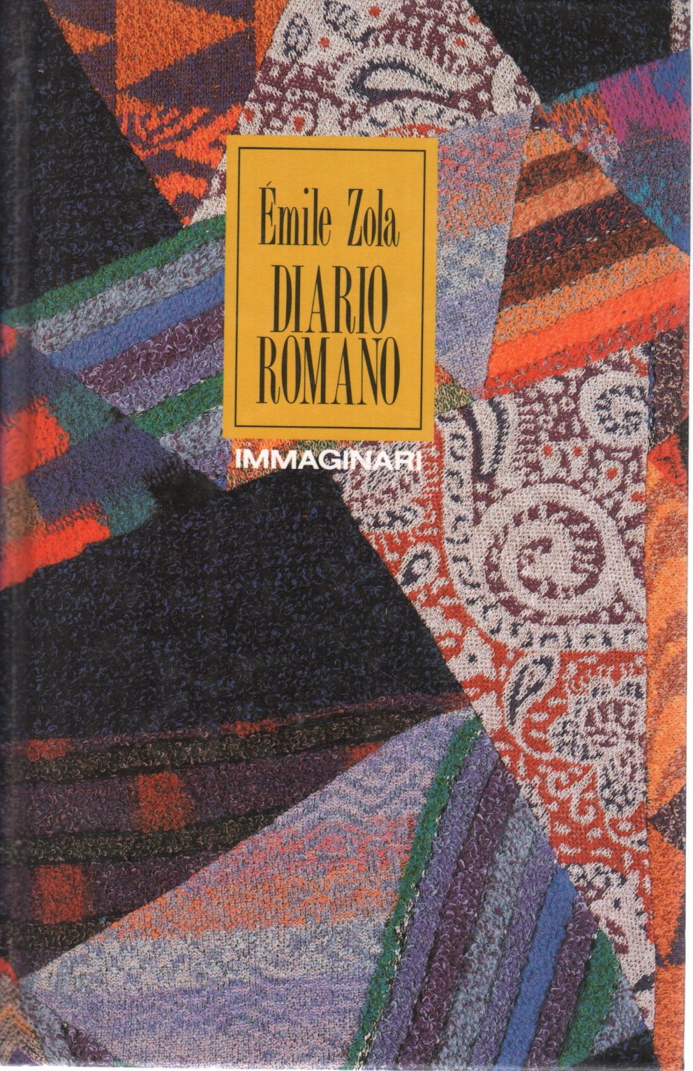 “Diario Romano” di Émile Zola con copertina di Missoni