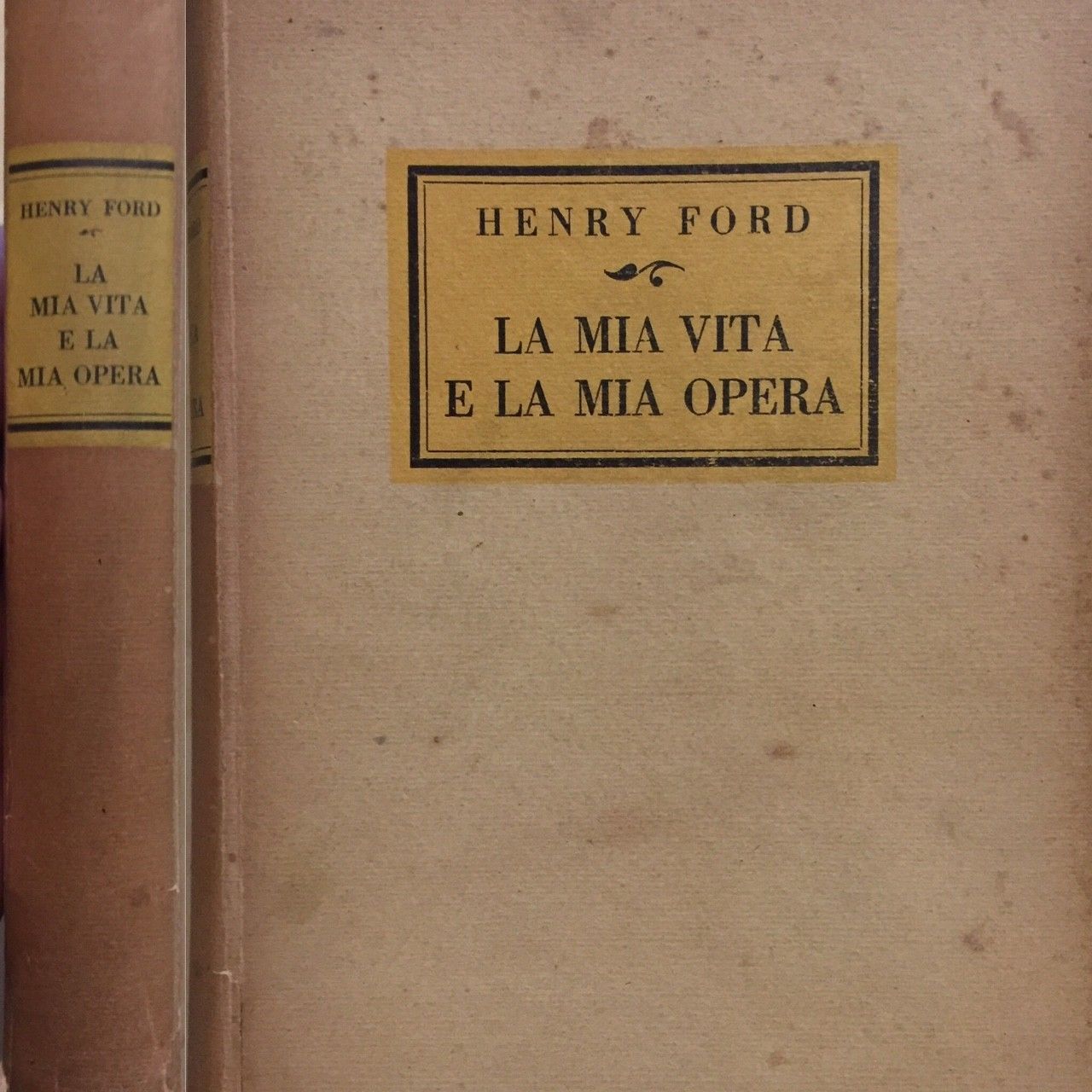 …su eBay c’è “La mia vita e la mia opera” di Henry Ford (1925)
