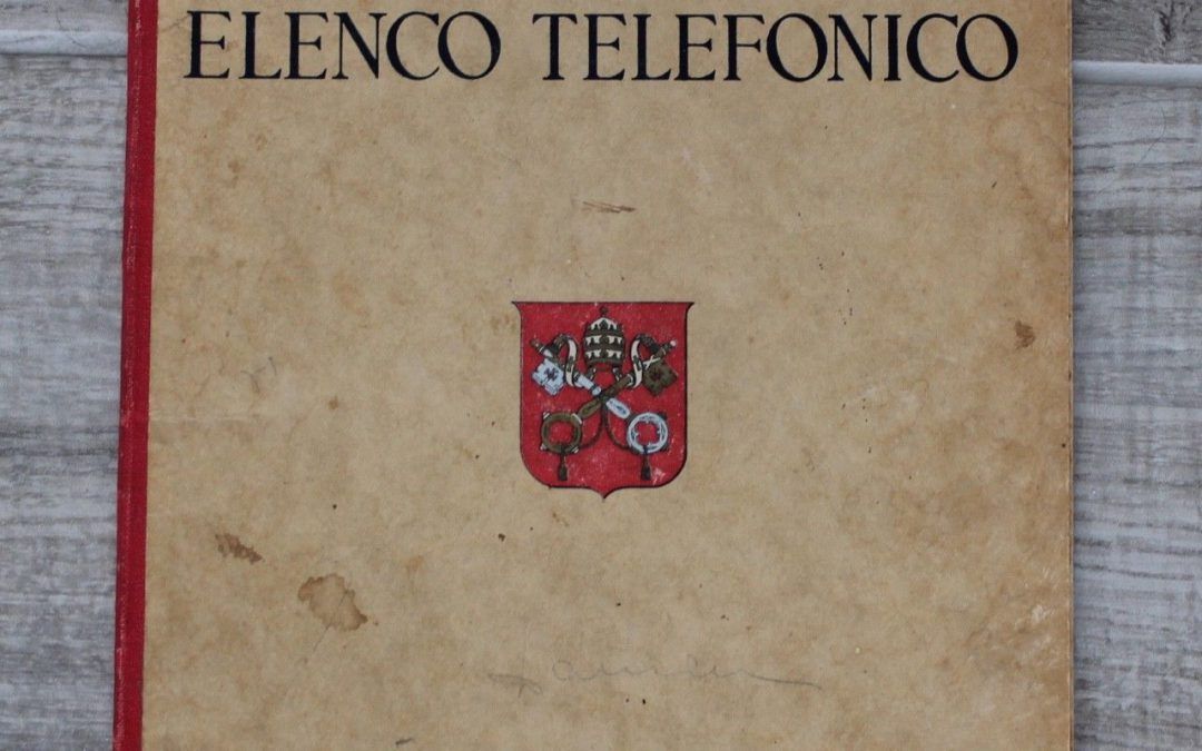 …su eBay c’è l’elenco telefonico per l’anno 1932 di Città del Vaticano