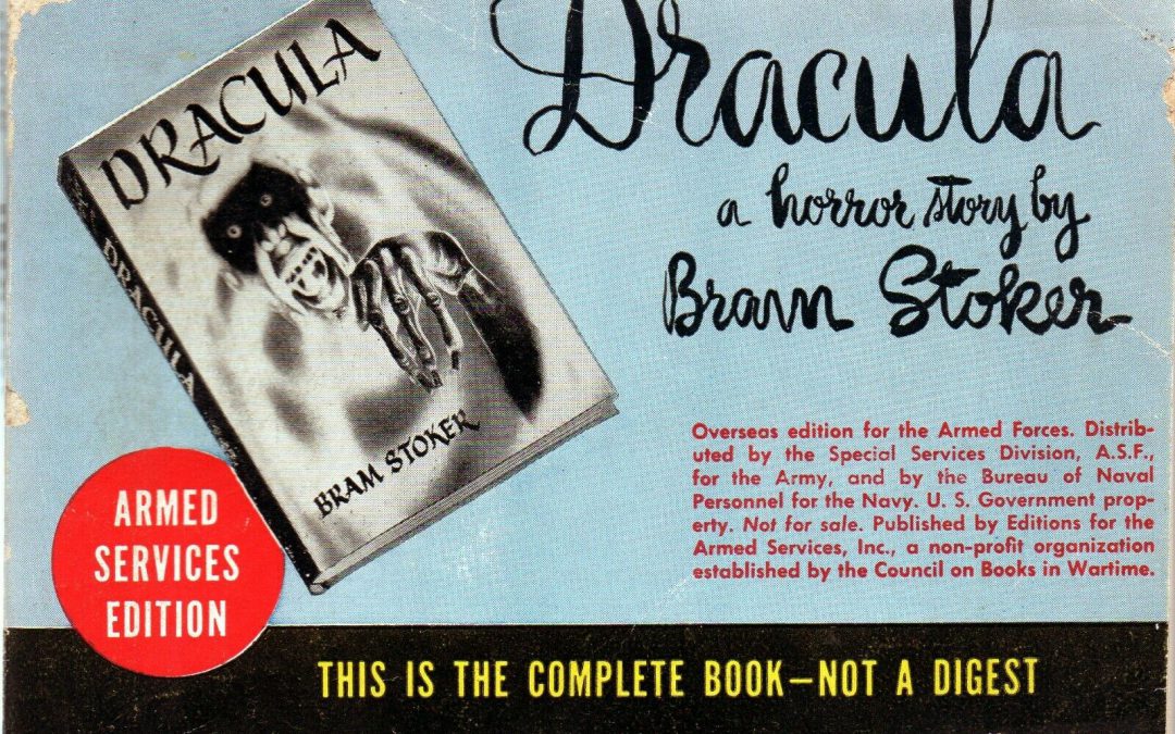 E la cosiddetta “edizione militare” di Dracula l’avevate mai vista?