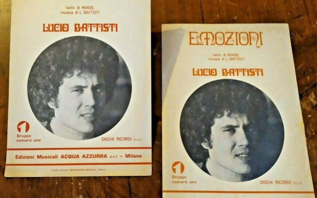 Spartiti originali di Lucio Battisti e Mogol su eBay