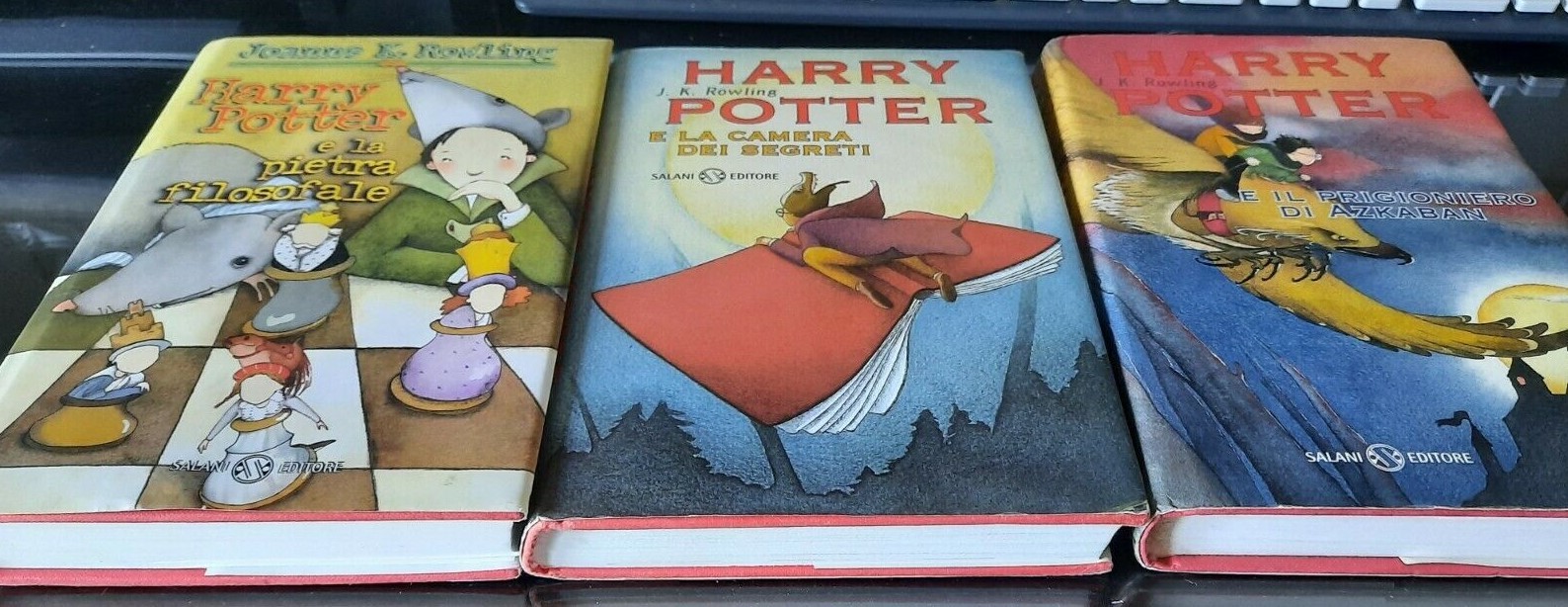 La collezione dei primi 7 Harry Potter su