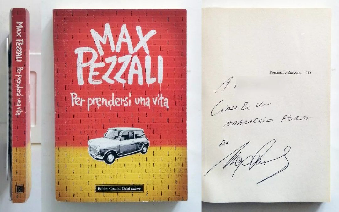 Max Pezzali Per prendersi una vita Autografato 2008 1 edizione, 20€