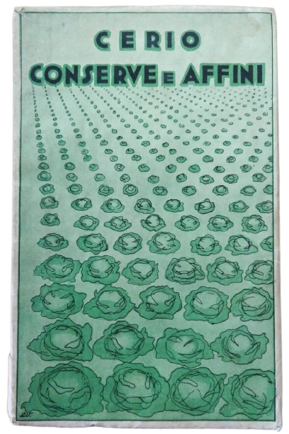 EDWIN CERIO – CONSERVE E AFFINI esempio di grafica futurista (Tipografia Bellavista 1932)