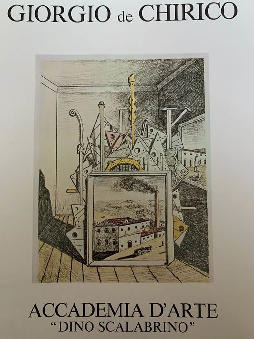 Un catalogo (quasi introvabile) di Giorgio De Chirico impreziosito dalla sua celebre firma
