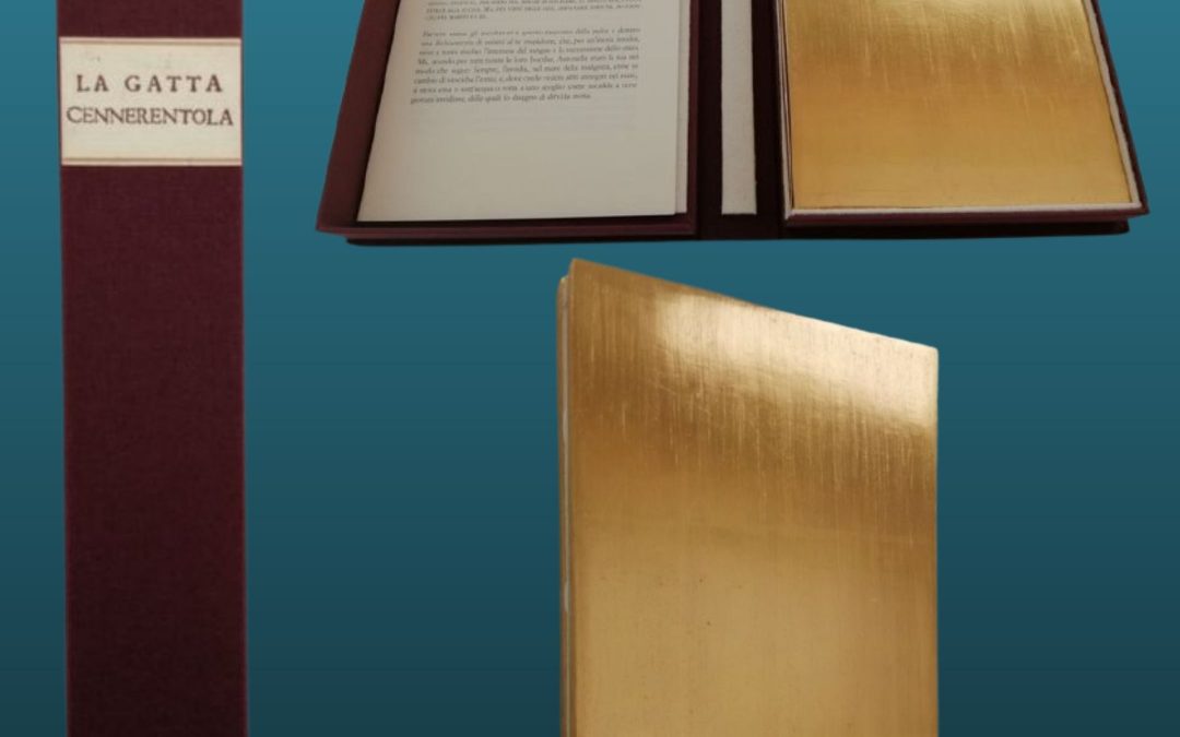In asta una straordinaria edizione de “La gatta cennerentola” di Giambattista Basile ricoperta d’oro a 24k