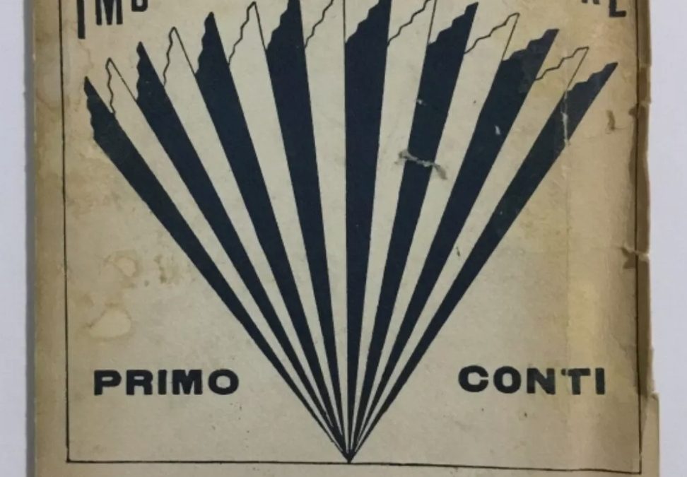 #futurismo Imbottigliature Primo Conti di Maria Ginanni ristampa 500 esemplari. Occasione: 39 €