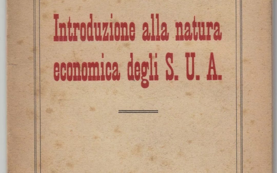 Ezra Pound natura economica S.U.A. 1944 America fascismo RSI Repubblica Sociale