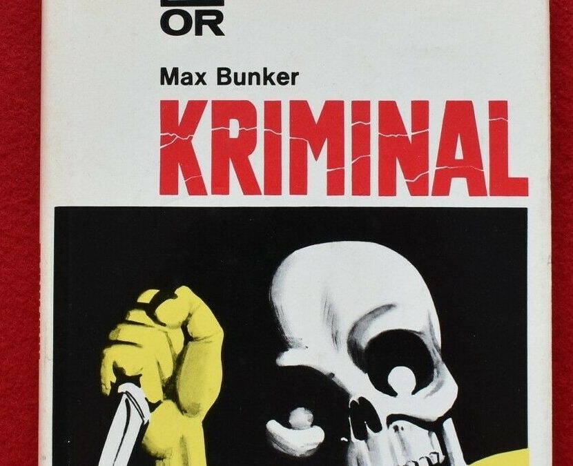 Il libro di Kriminal del 1967 di Max Bunker con la sua fascetta editoriale originale