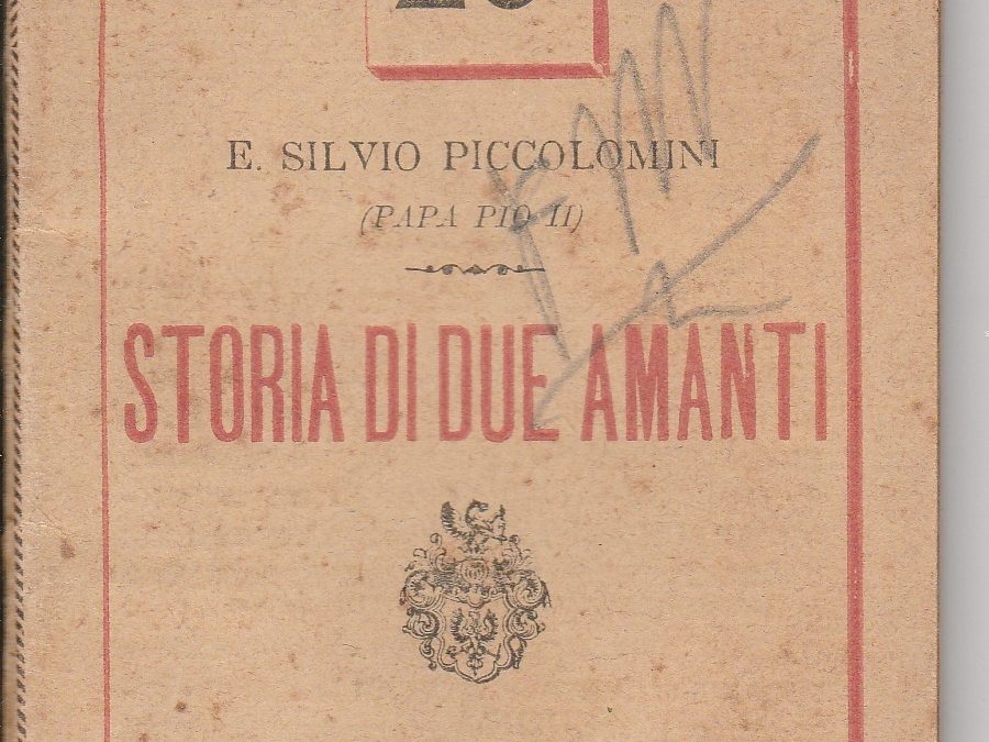 “Storia di due amanti” di Enea Silvio Piccolomini (Perino, 1891): un ‘diamante’ al mercatino