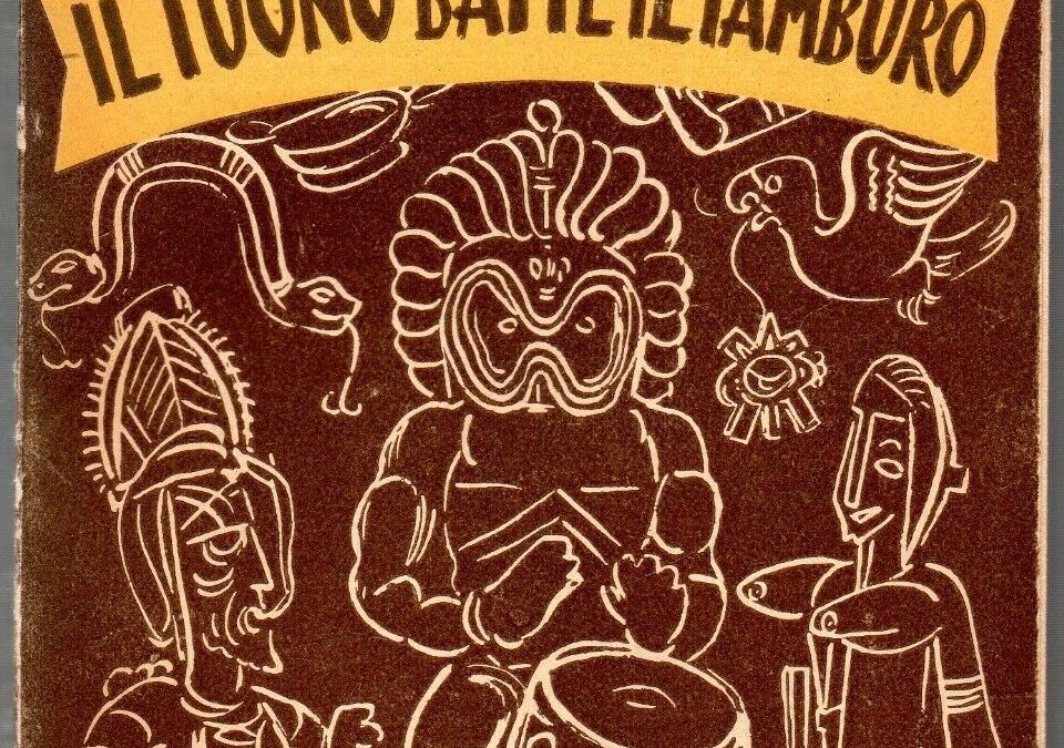 “Il tuono batte il tamburo” di John Hewlett dello straordinario editore Jandi Sapi, collana Uomini e Mondi (1949)