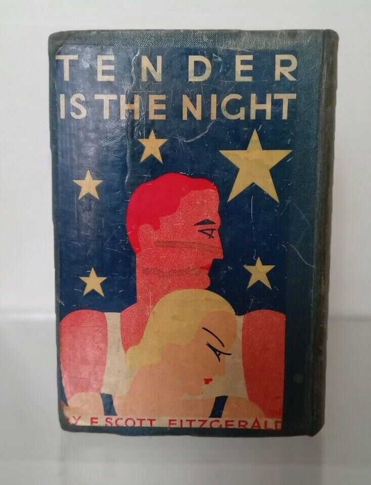 Molto rara la sovraccoperta della prima edizione inglese di “Tender is the night” di F. Scott Fitzgerald