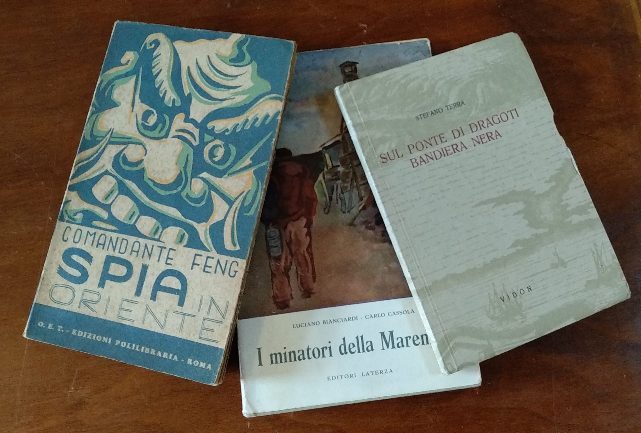 Tre libri rari: da Stefano Terra ad Amleto Vespa fino a Luciano Bianciardi