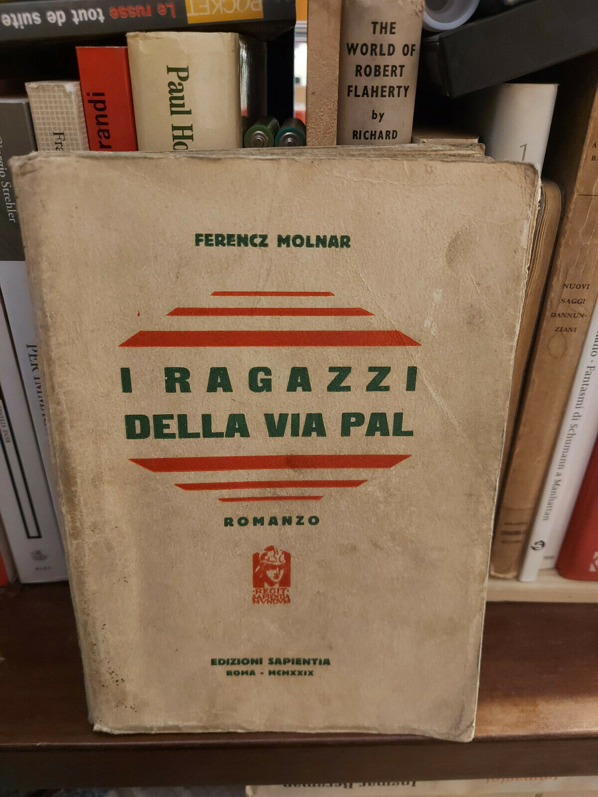 Prima edizione italiana de “I ragazzi della Via Pal” di Ferencz Molnar (Sapientia, 1929)