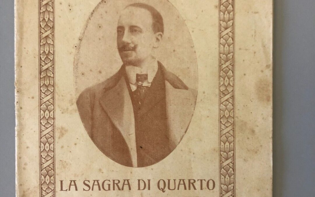 Rarissima edizione di un libro non autorizzato di Gabriele D’Annunzio (1915)