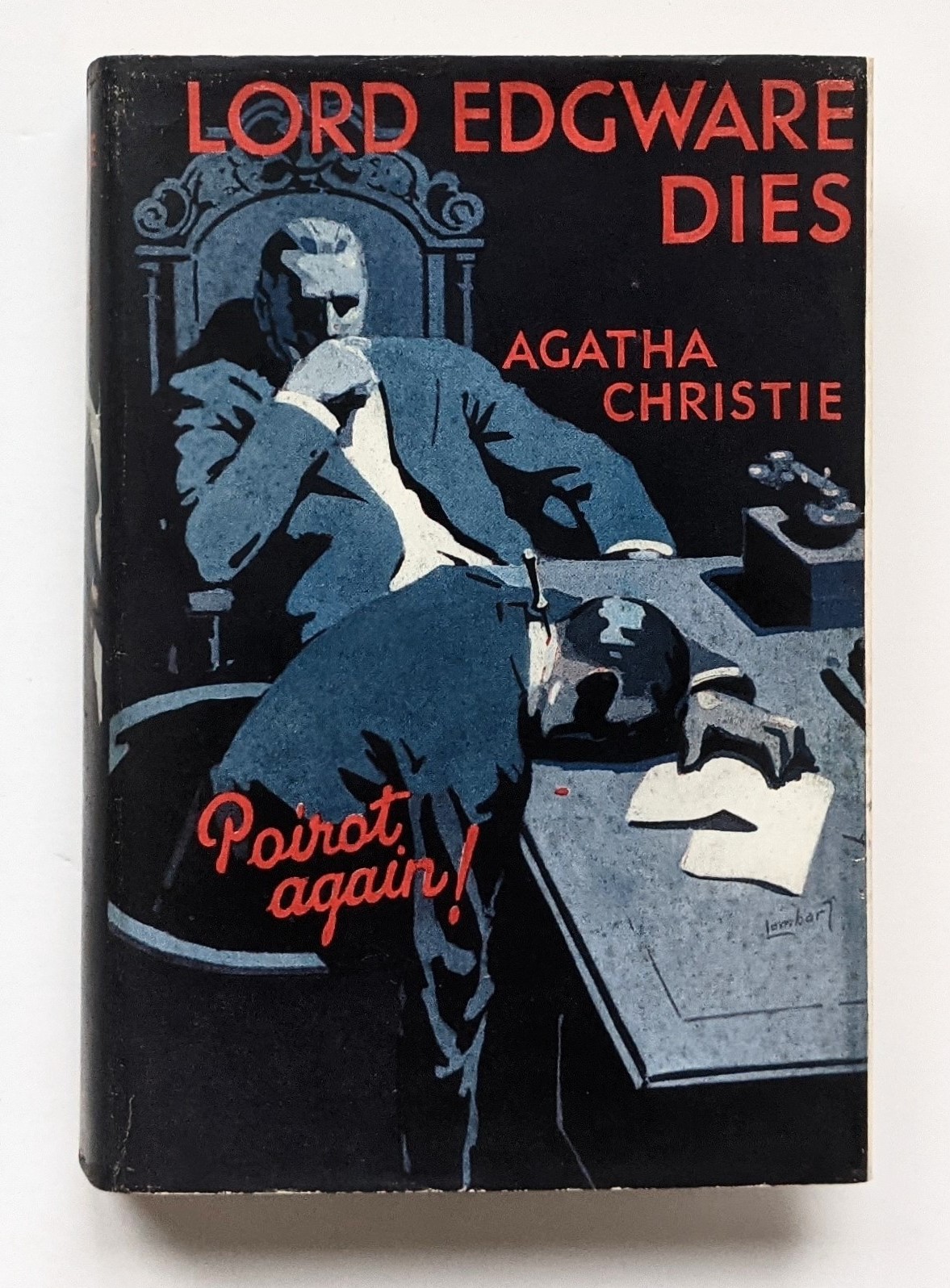 A caccia di edizioni proibitive: “Lord Edgware Dies”, di Agatha Christie (Collins The Crime Club, 1933)