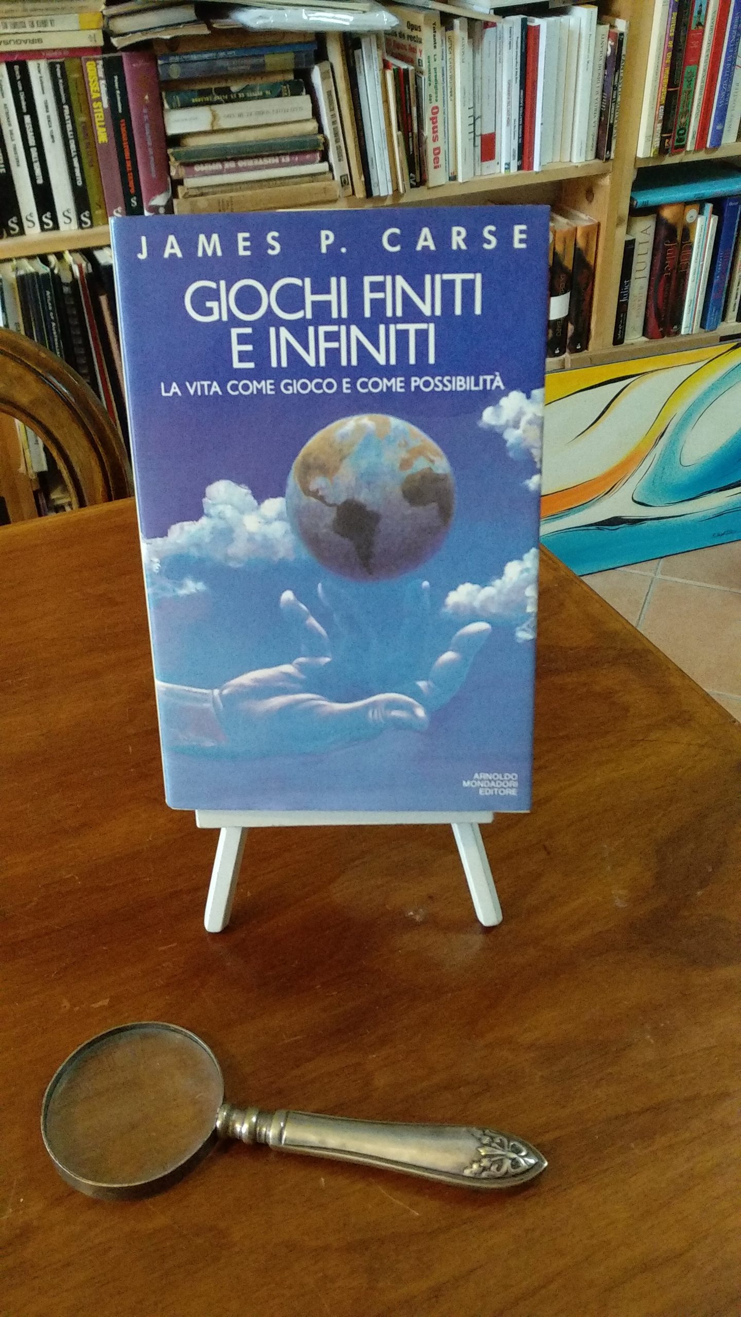 “Giochi finiti e infiniti” di James P. Carse (Mondadori, 1987) 1° ed. 50 €