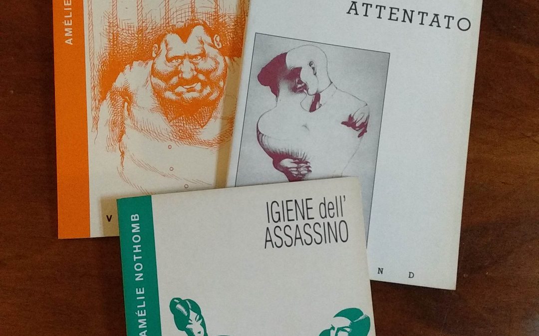 Cinque prime edizioni italiane anni ’90 dei libri di Amélie Nothomb 90 €