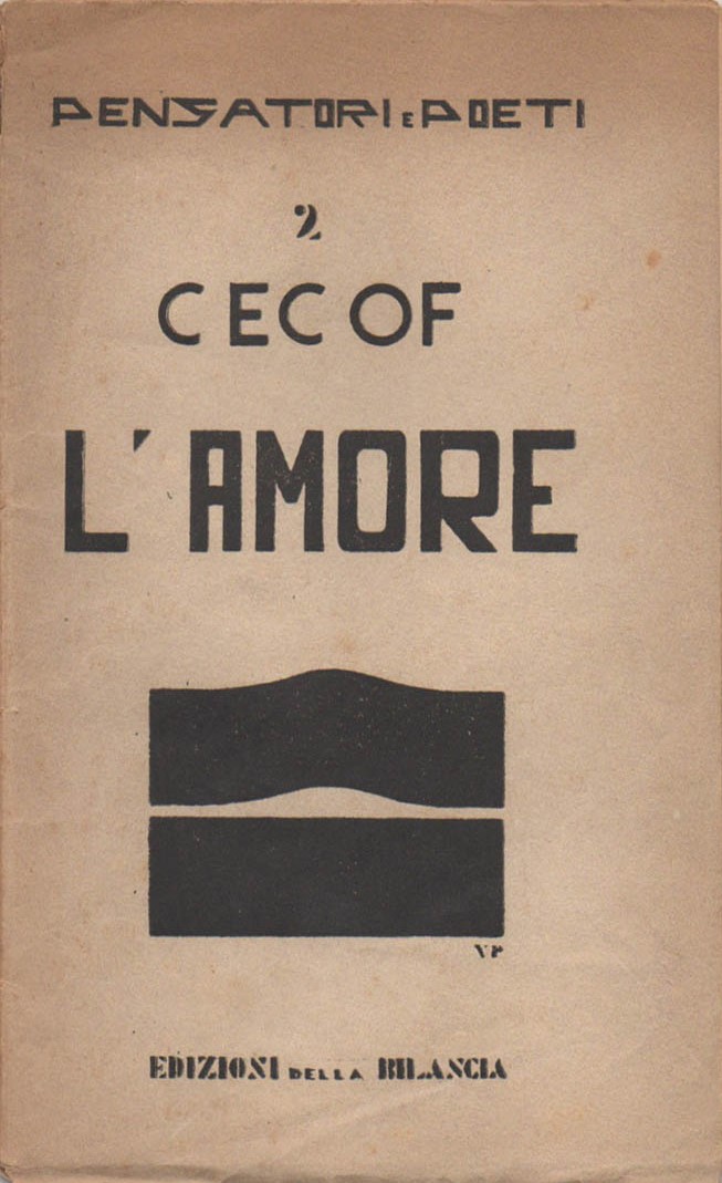 “L’amore” di Anton Cechov (Edizioni della Bilancia 1923): la prima edizione italiana di una novella classica uscita un secolo fa