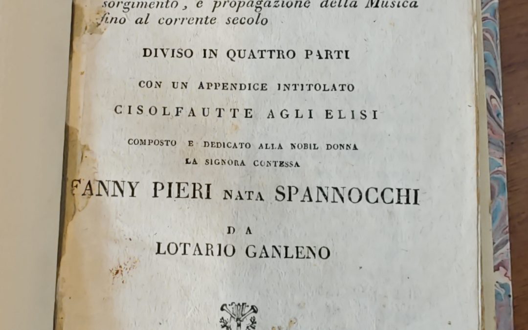 “L’arte del contrappunto” (1828) di Lotario Ganleno: da un misterioso pseudonimo l’opera di Angelo Ortolani