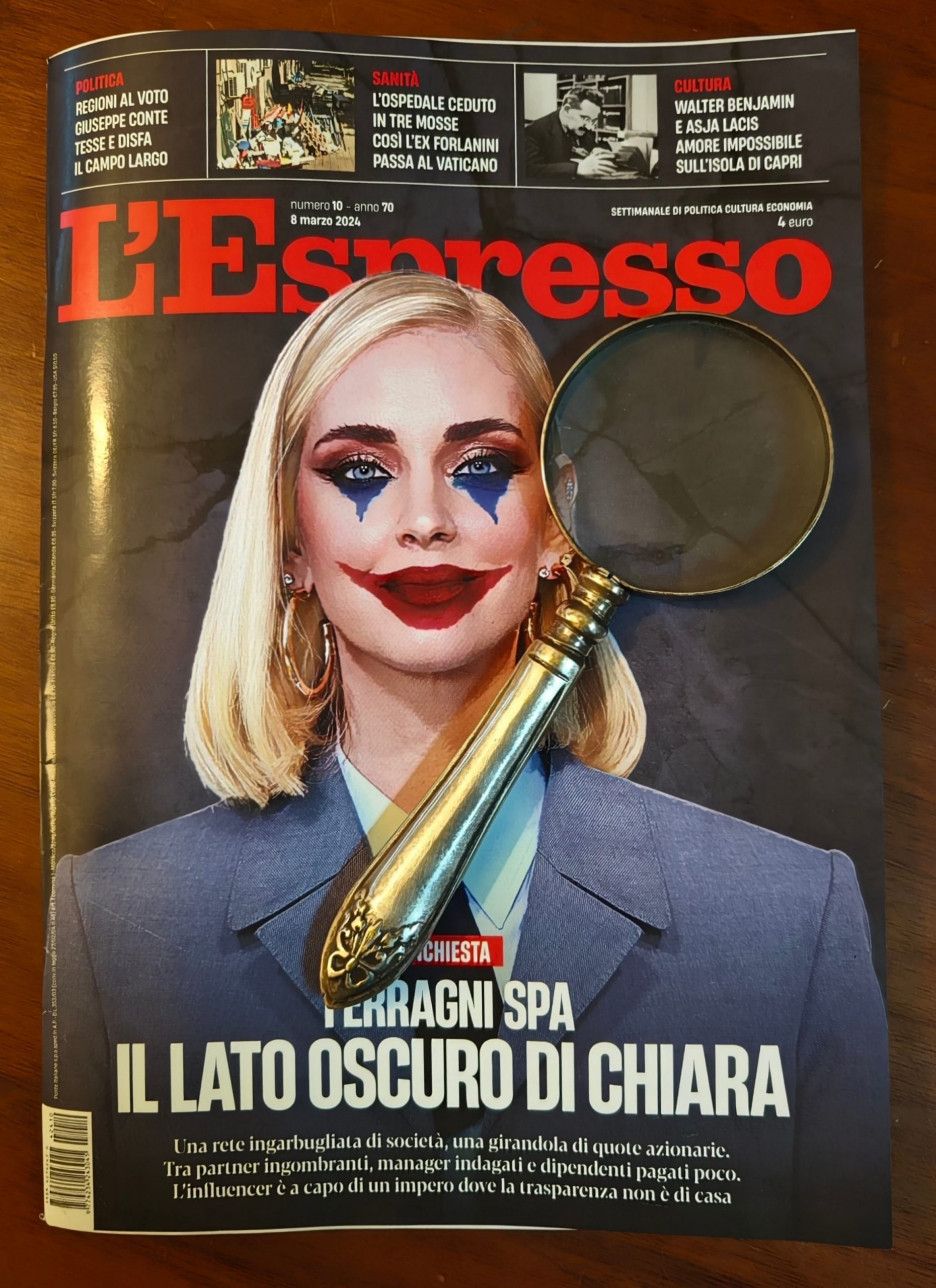 “Ferragni SPA: il lato oscuro di Chiara”: è caccia al numero dell’Espresso!