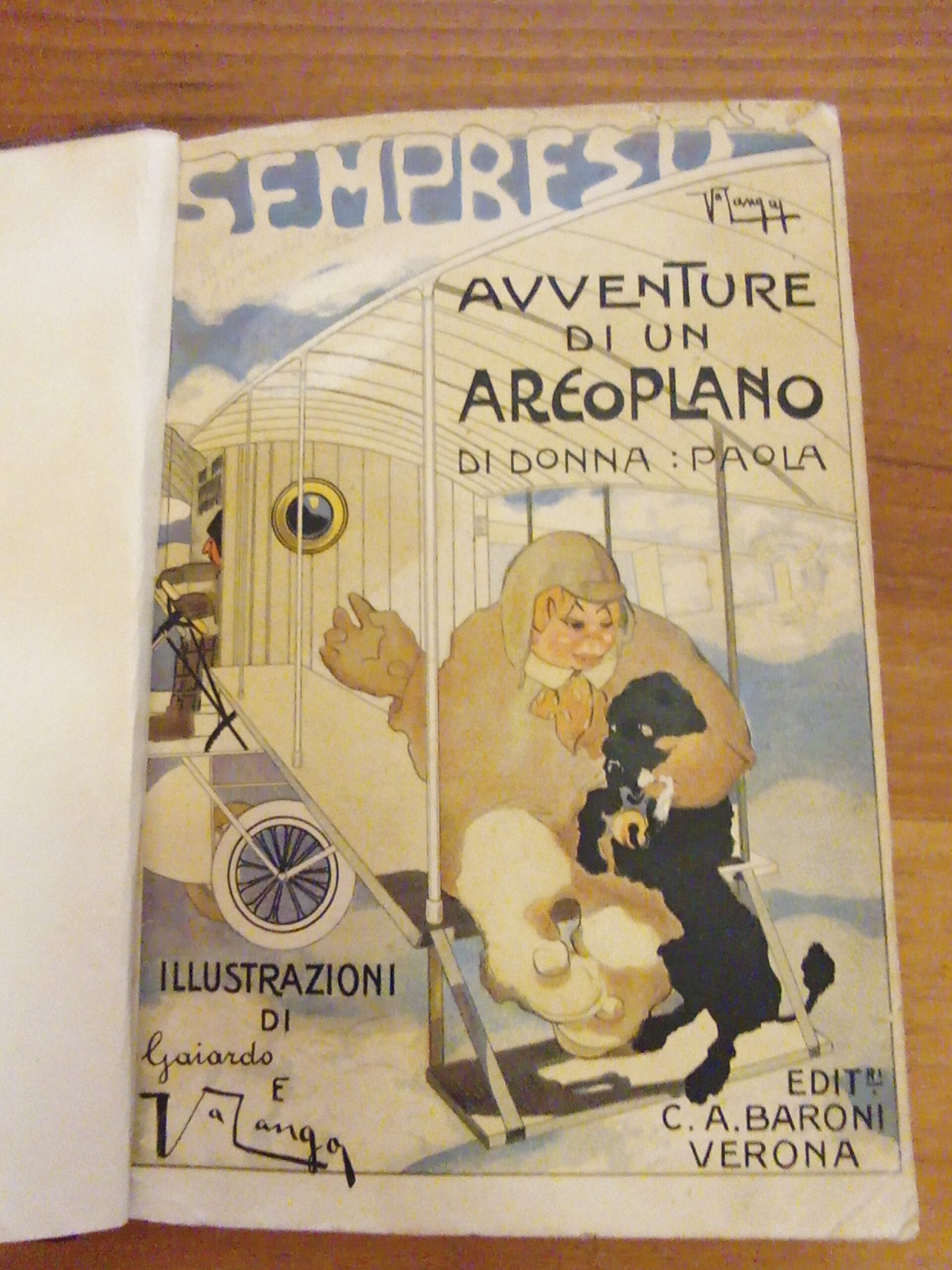 Donna Paola e il suo “Sempresù”. Avventure di un areoplano (1910)