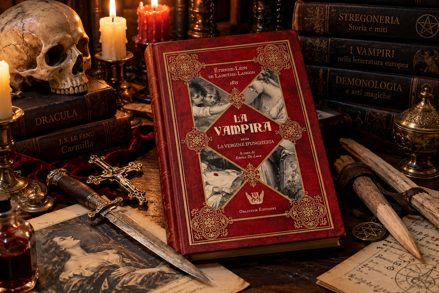 “La Vampira” di Lamothe-Langon: cinquant’anni prima di Carmilla: ristampata da Oblivium edizioni