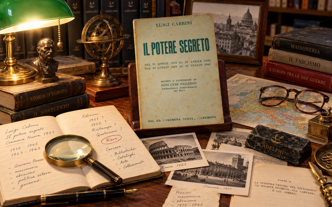 “Il potere segreto” (1951) di Luigi Cabrini: storia di un libro scomparso due volte