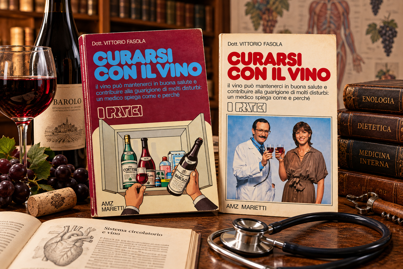 “Curarsi con il vino” (1977 e 1979): il curioso caso del libro di Vittorio Fasola diventato ambito e ricercato