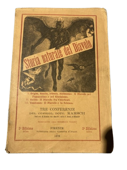 ULTIM’ORA | “Storia naturale del diavolo” (1878) del dottor Karsch: una copertina da riconoscere